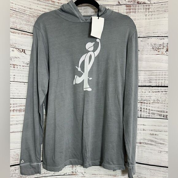 Ahead Pullover Mens Size Small Instant Classic Hoodie Golf Cotton Tee light New - Picture 2 of 12